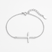 Pulsera de Plata con Cruz