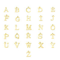 Inicial de Luz: Pulsera en Plata u Oro con Charm Personalizado de Letra