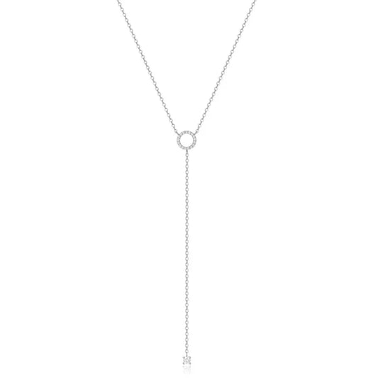 Doble Armonía: Collar de Dos Capas con Colgante en Forma de Círculo