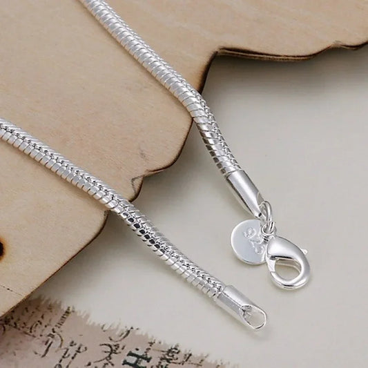 Esencia Sutil: Pulsera en Plata con Cierre Clásico de Ganchito