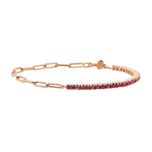 Arte en Movimiento: Pulsera en Plata con Zirconias Variadas y Detalles en Cadenas