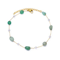 Flores que Acompañan: Pulsera Ajustable en Plata u Oro con Charms Florales