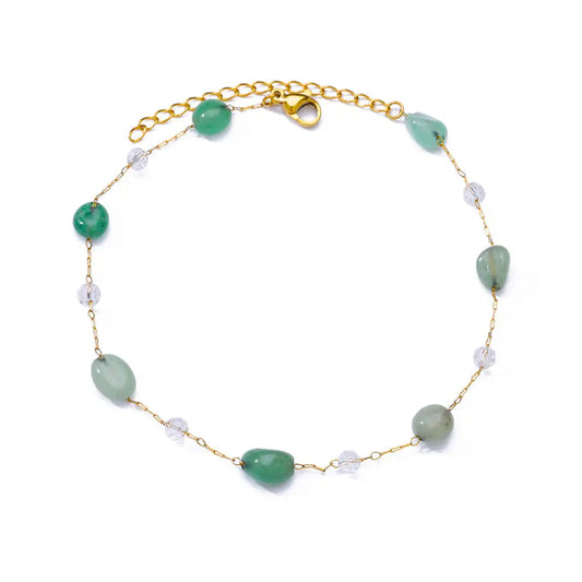 Flores que Acompañan: Pulsera Ajustable en Plata u Oro con Charms Florales
