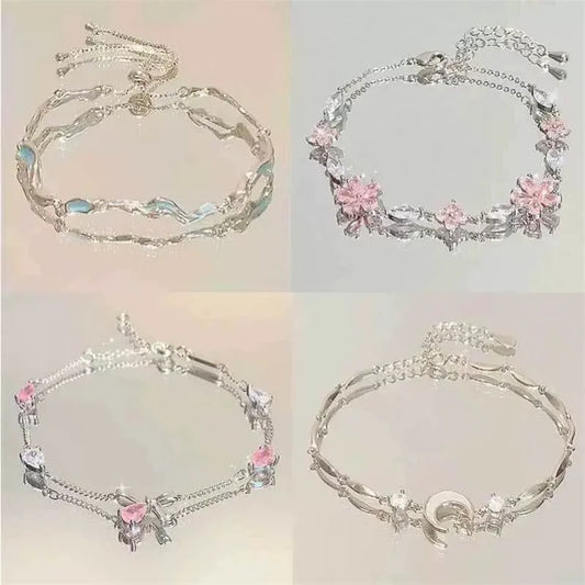 Tu Estilo, Tu Pulsera: Brazalete Ajustable en Plata u Oro con Variantes Decorativas