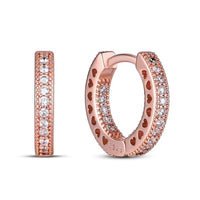 Círculos de Color: Aros en Plata Disponible en Varias Tonalidades