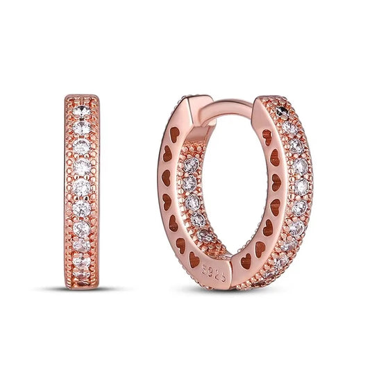 Círculos de Color: Aros en Plata Disponible en Varias Tonalidades