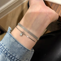 Luz en Secuencia: Pulsera en Plata u Oro con Cadena de Segmentos Finos