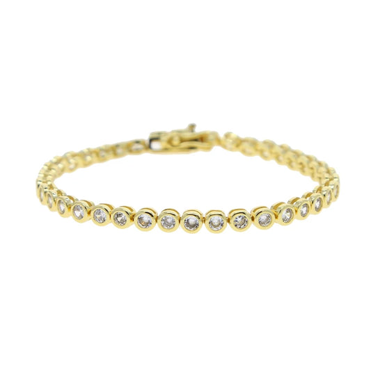 Armonía Viva: Pulsera Tennis en Plata con Zirconias de Colores y Formas Variadas