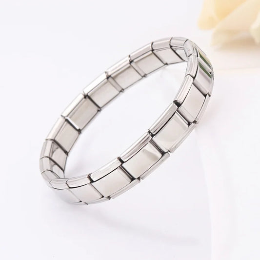 Movimiento Natural: Pulsera Modular en Plata con Ajuste Flexible