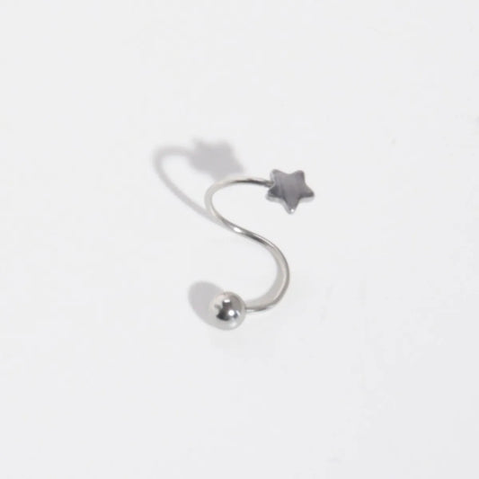 Brillo con Intención: Mini Studs con Corazón o Estrella en Plata