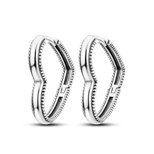 Círculos de Color: Aros en Plata Disponible en Varias Tonalidades