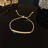 Brillo a Tu Ritmo: Pulsera Ajustable en Plata u Oro con Zirconias de Fantasía