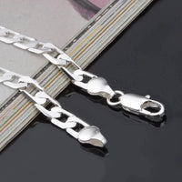 A Tu Ritmo: Pulsera de Cadena en Plata Disponible en Varios Grosores