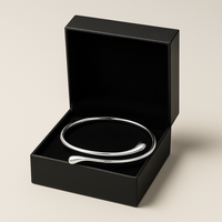 Pulsera Gota de Plata — Elegancia Pura, Inspiración Orgánica